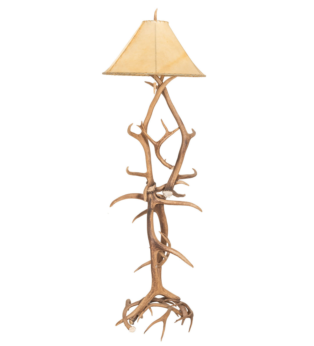 Meyda Tiffany Lighting 249118 Antlers One Light Floor Lamp Lamp Bronze / Dark