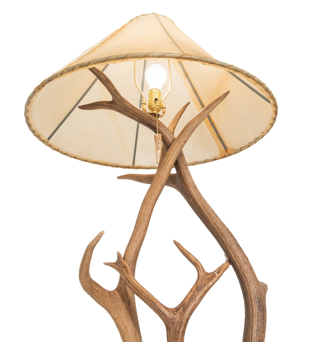 Meyda Tiffany Lighting 249118 Antlers One Light Floor Lamp Lamp Bronze / Dark