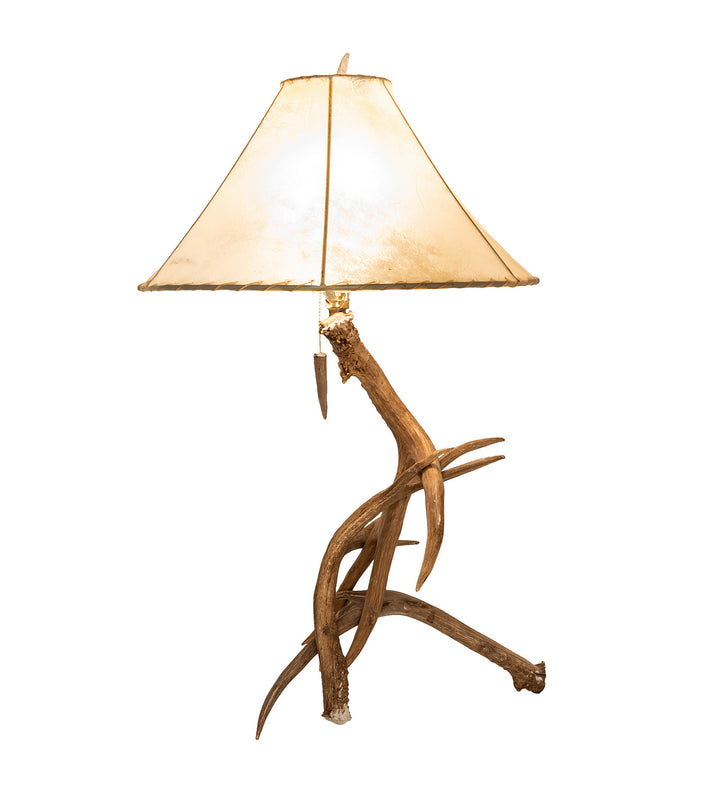 Meyda Tiffany Lighting 249163 Antlers One Light Table Lamp Lamp Bronze / Dark