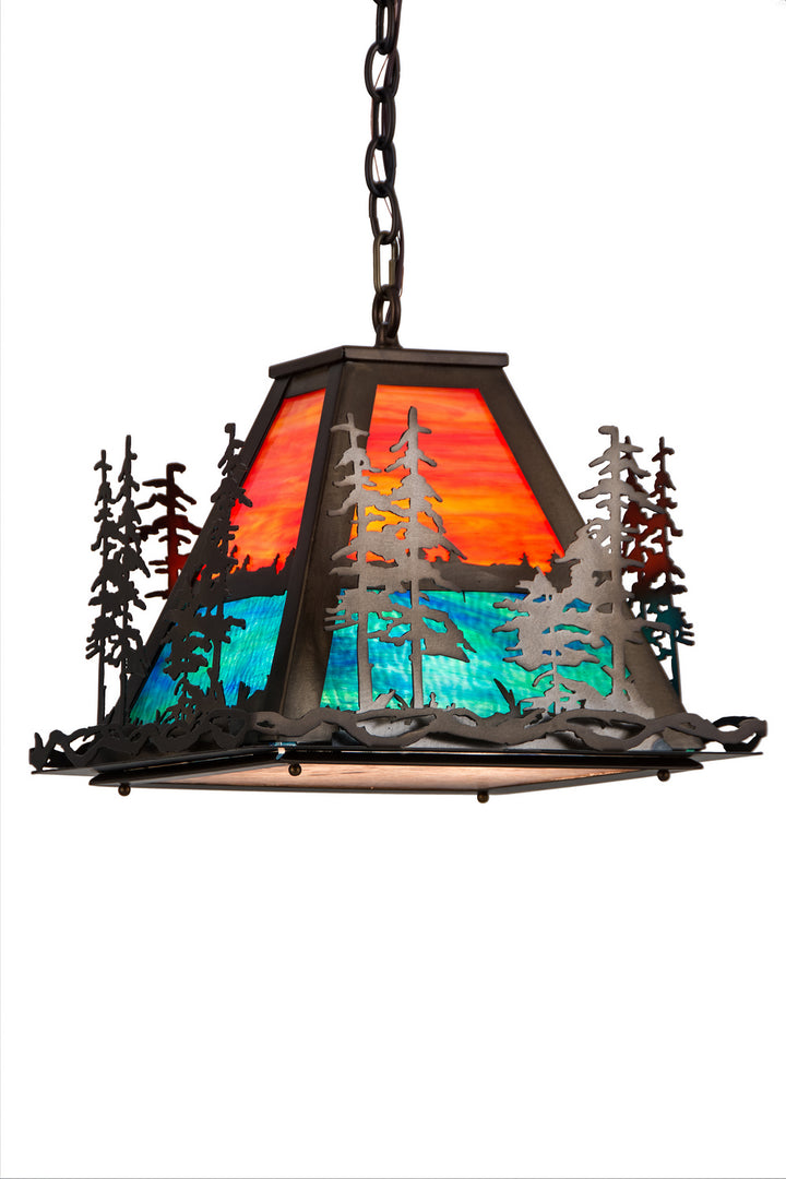 Meyda Tiffany Tall Pines 249612 Pendant Light - Antique Copper
