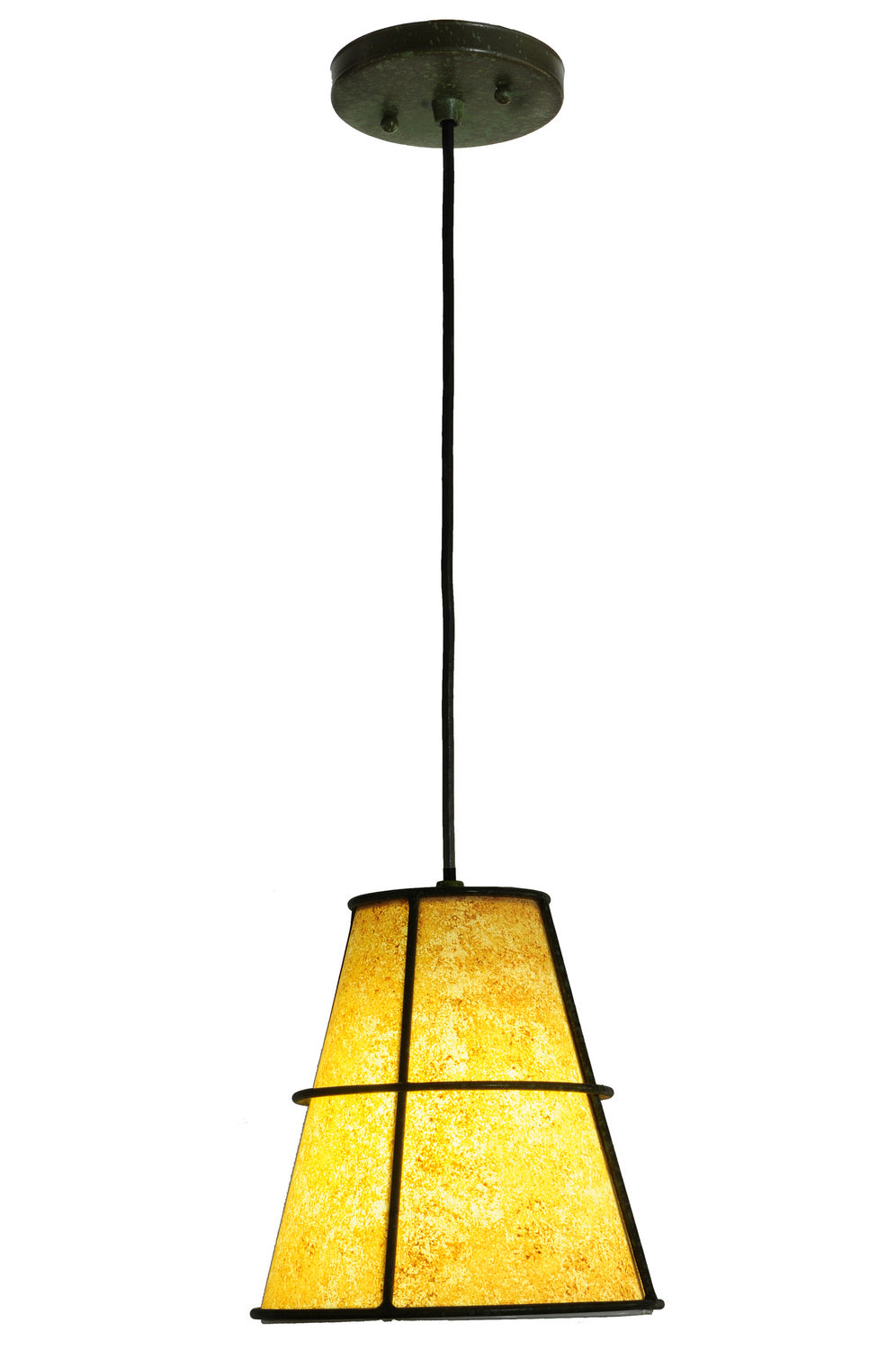 Meyda Tiffany Cilindro 250004 Pendant Light - Weathered Brass, Custom