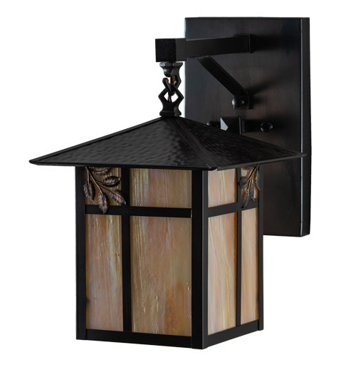 Meyda Tiffany Lighting 41371 Seneca One Light Wall Sconce Outdoor Bronze / Dark