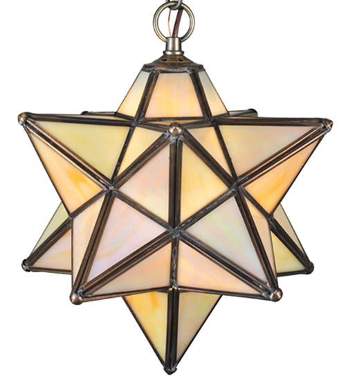 Meyda Tiffany Moravian Star 12123 Pendant Light - Antique