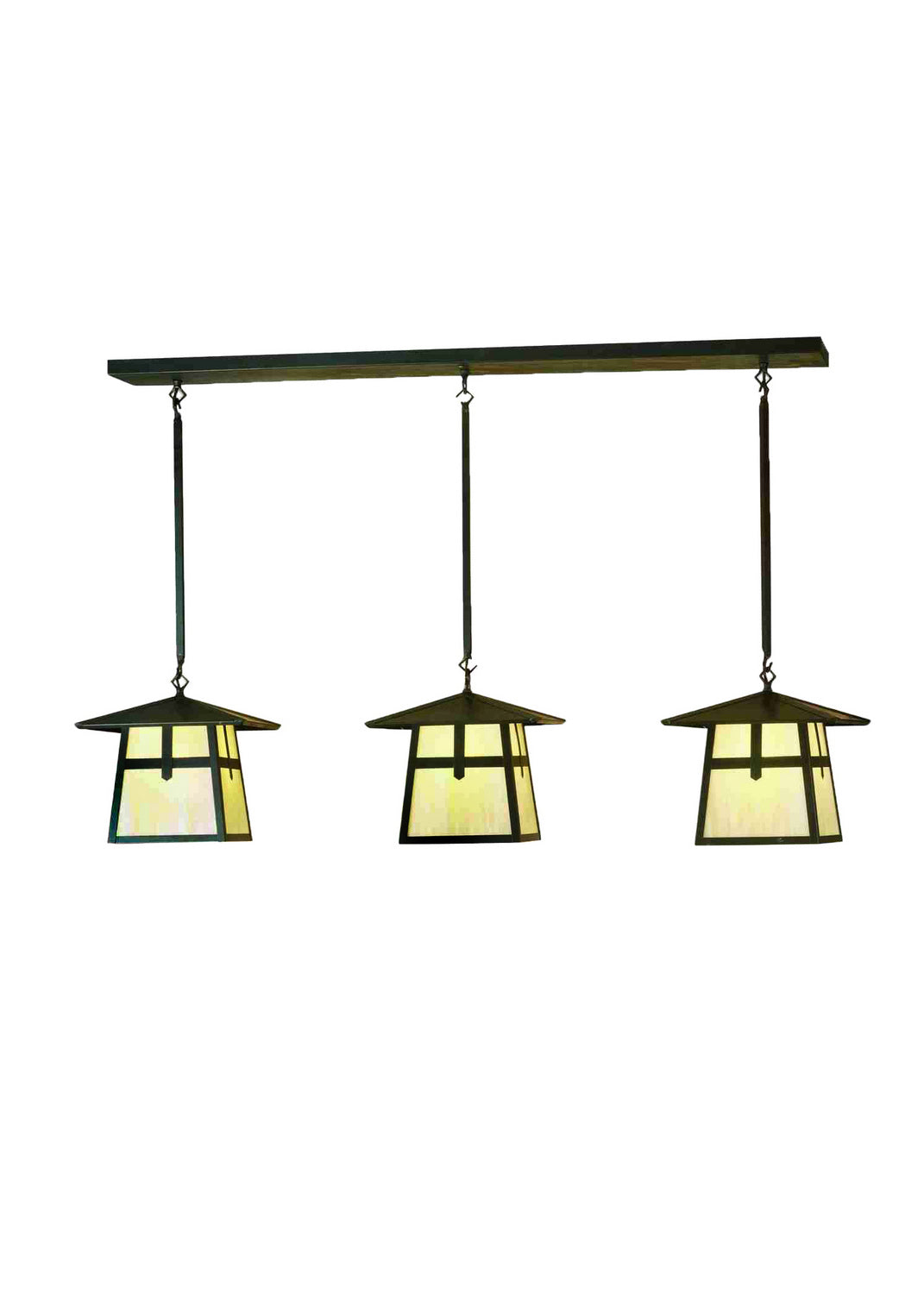 Meyda Tiffany Stillwater 51783 Pendant Light - Craftsman Brown