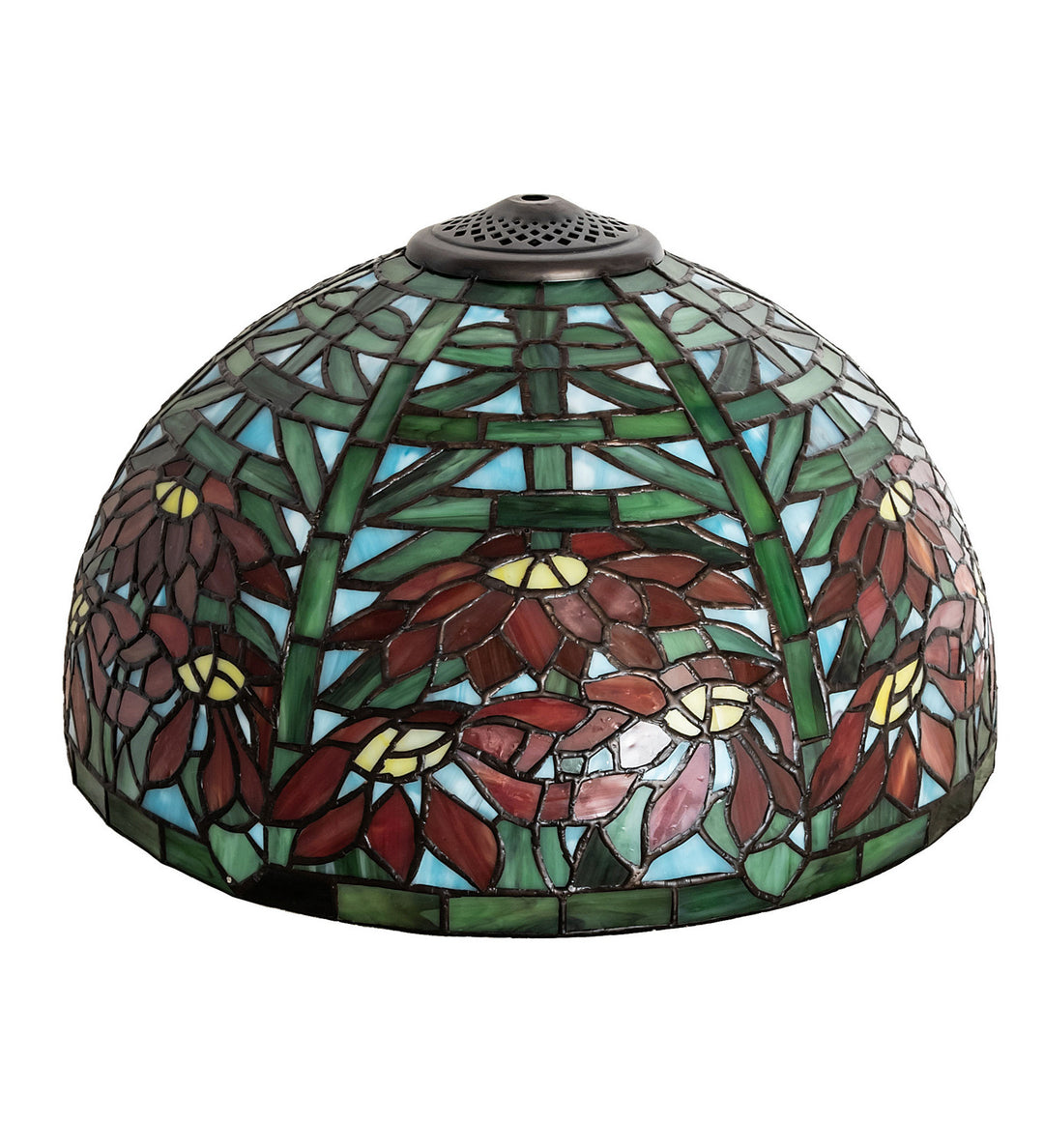 Meyda Tiffany Lighting 65894 Poinsettia Shade Lamp Shade Multicolored