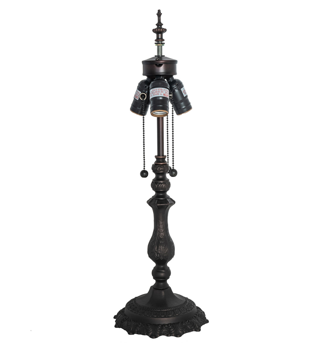 Meyda Tiffany Lighting 67806 Classic Three Light Table Base Utility Light Bronze / Dark