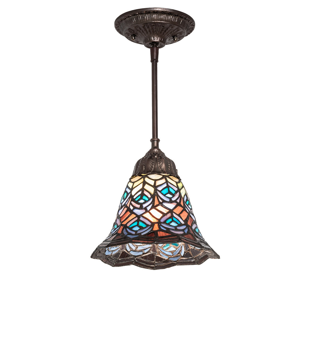 Meyda Tiffany Tiffany Peacock Feather 82421 Pendant Light -