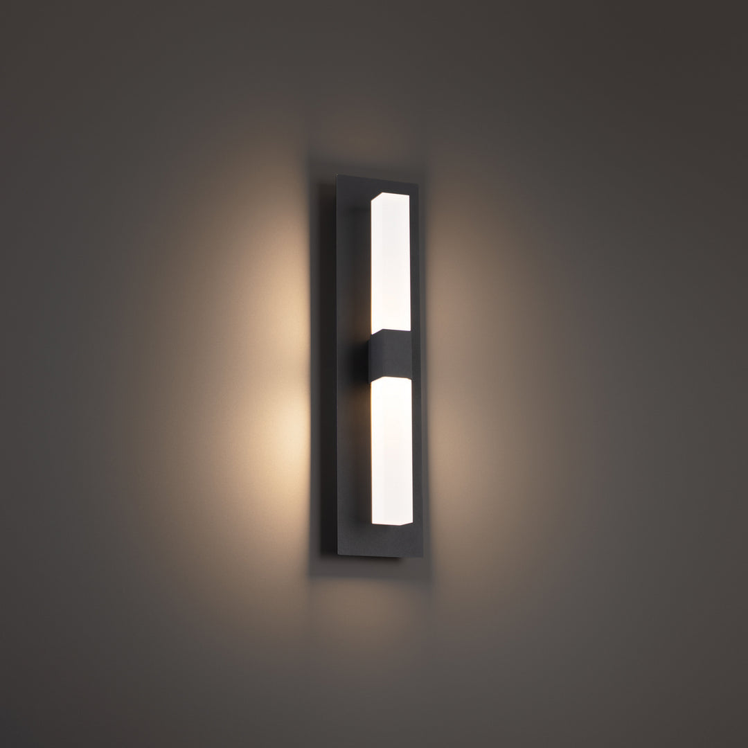 WAC Camelot WS-61216-BK Wall Sconce Light - Black