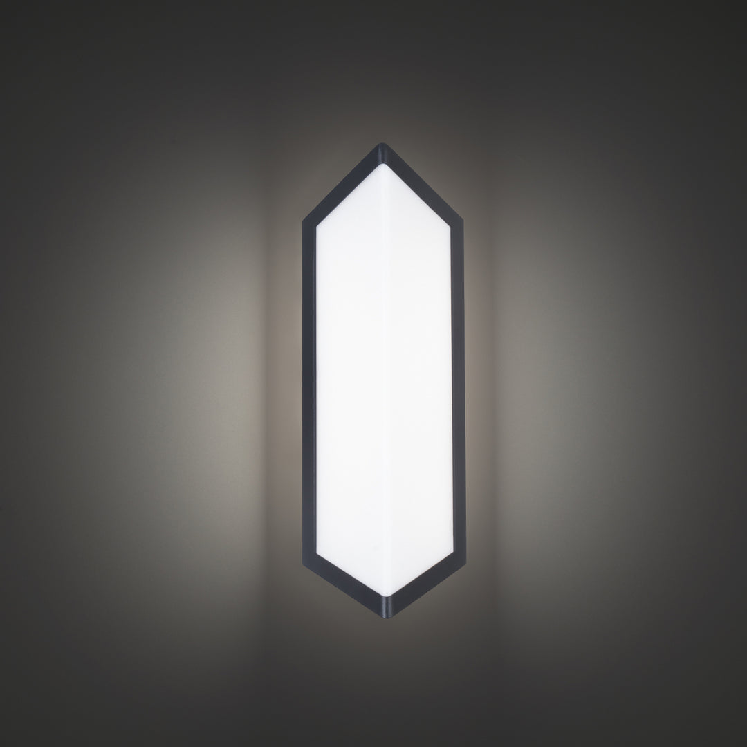 Wac Lighting WS-W15216-35-BK  Corte Outdoor Black