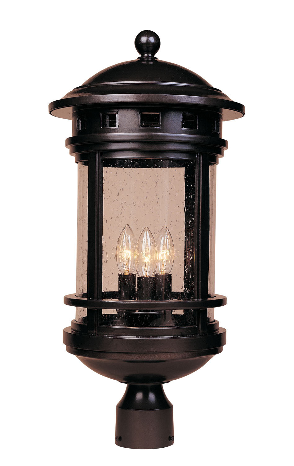 Designers Fountain 2396-ORB Sedona Three Light Post Lantern Outdoor Bronze / Dark