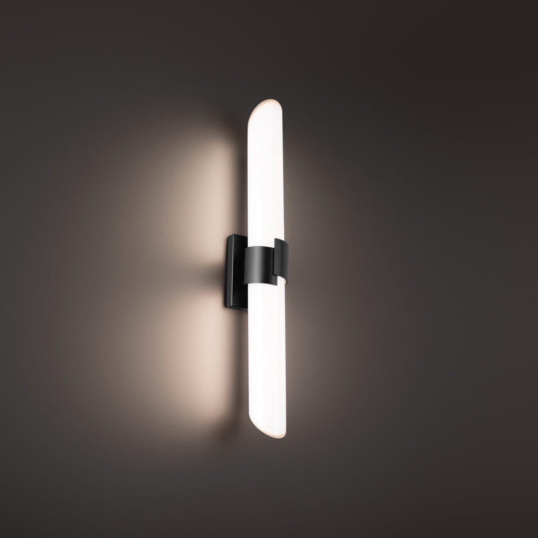 WAC Fallon WS-53223-BK Bath Vanity Light 4 in. wide - Black