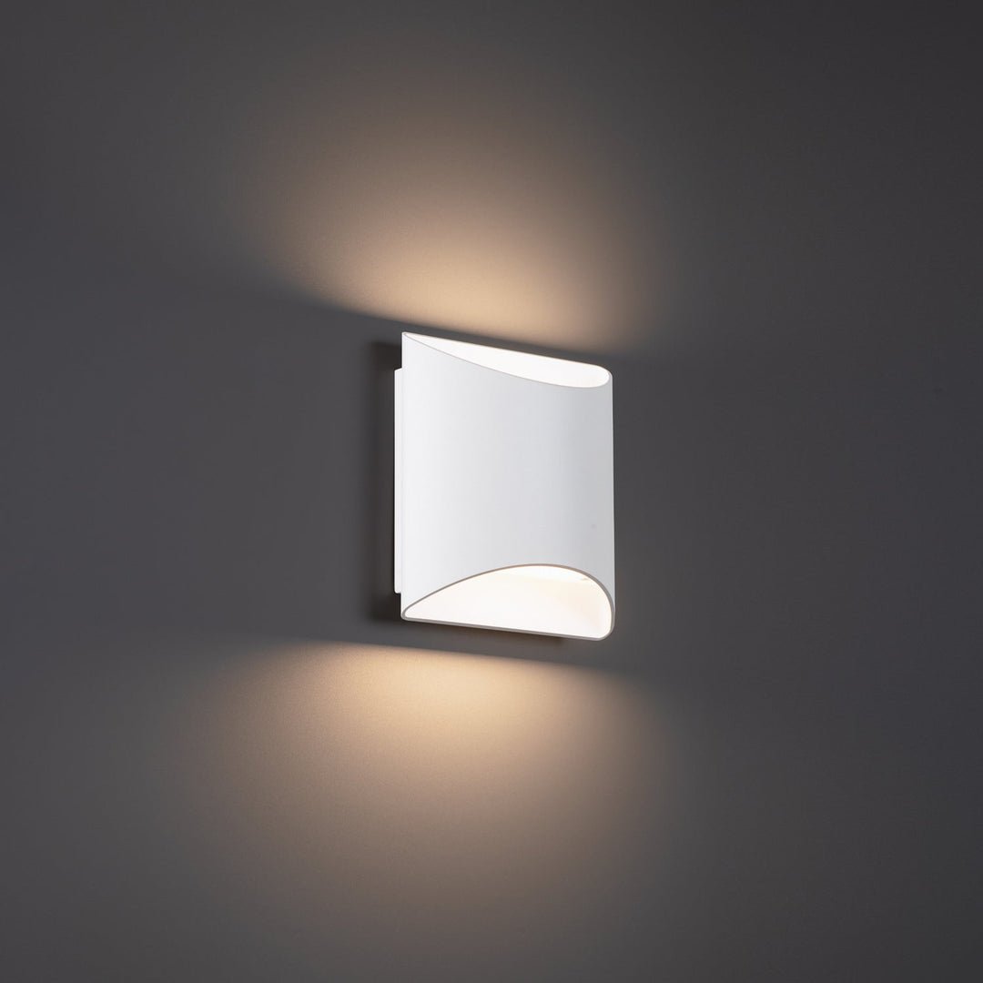 WAC Duet WS-55206-27-WT Wall Sconce Light - White