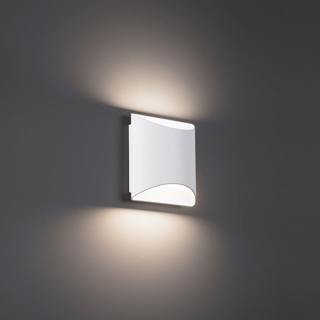 WAC Duet WS-55206-35-WT Wall Sconce Light - White