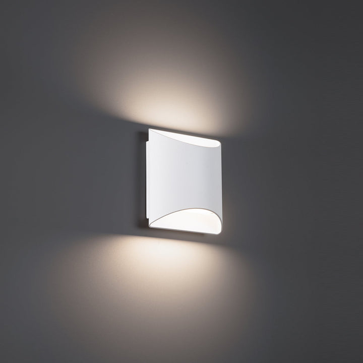 WAC Duet WS-55206-35-WT Wall Sconce Light - White