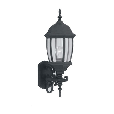 Designers Fountain 2422-BK Tiverton One Light Wall Lantern Outdoor Black