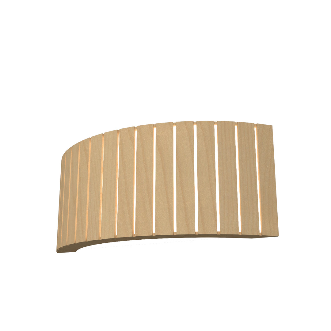 Accord Slatted 4039.34 Wall Light - Maple