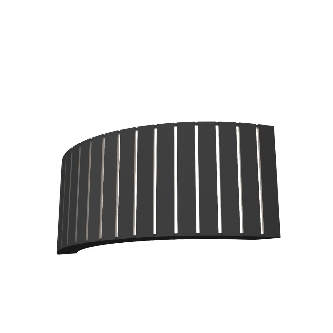 Accord Slatted 4039.39 Wall Light - Lead Grey
