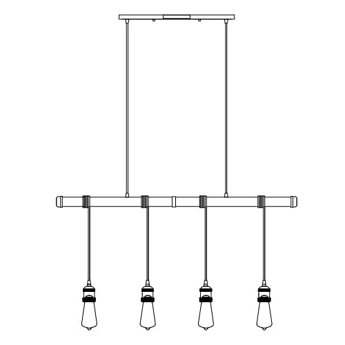 Maxim Early Electric 12135WZ Pendant Light - Weathered Zinc