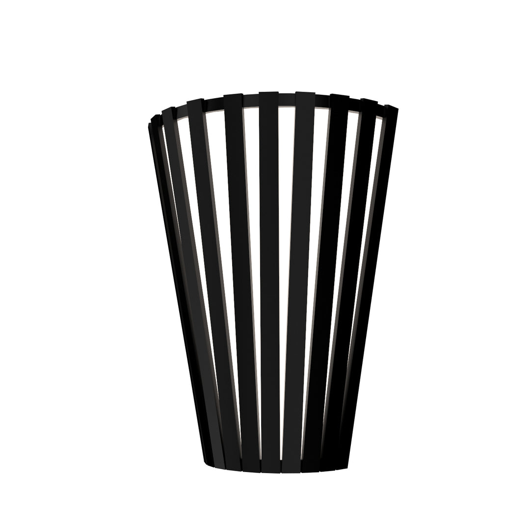 Accord Slatted 456.02 Wall Light - Matta Black
