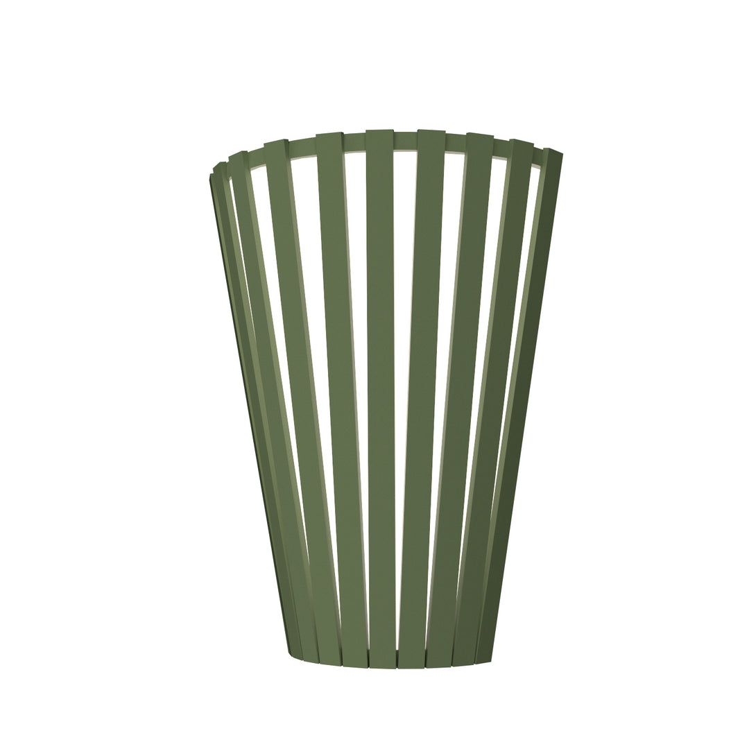 Accord Slatted 456.30 Wall Light - Olive Green
