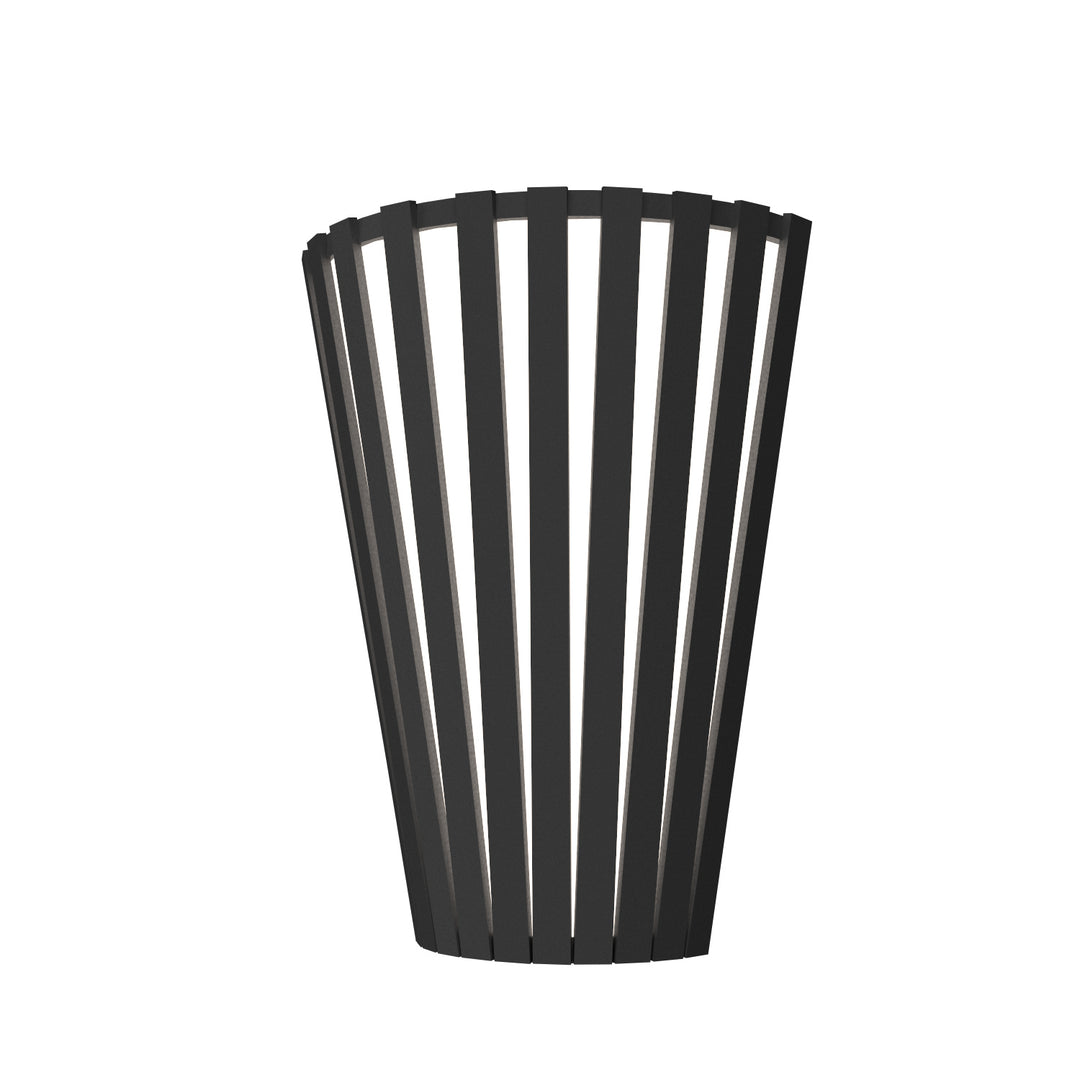 Accord Slatted 456.39 Wall Light - Lead Grey