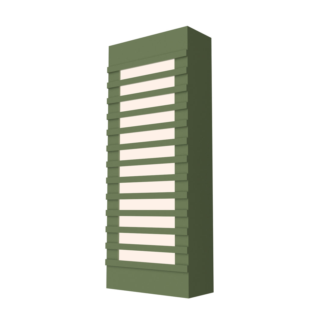 Accord Slatted 471.30 Wall Light - Olive Green