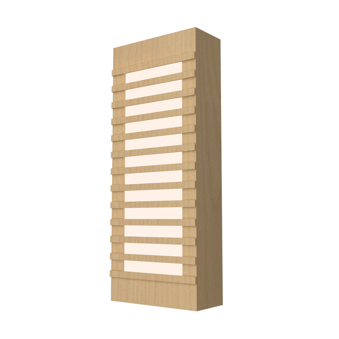 Accord Slatted 471.34 Wall Light - Maple