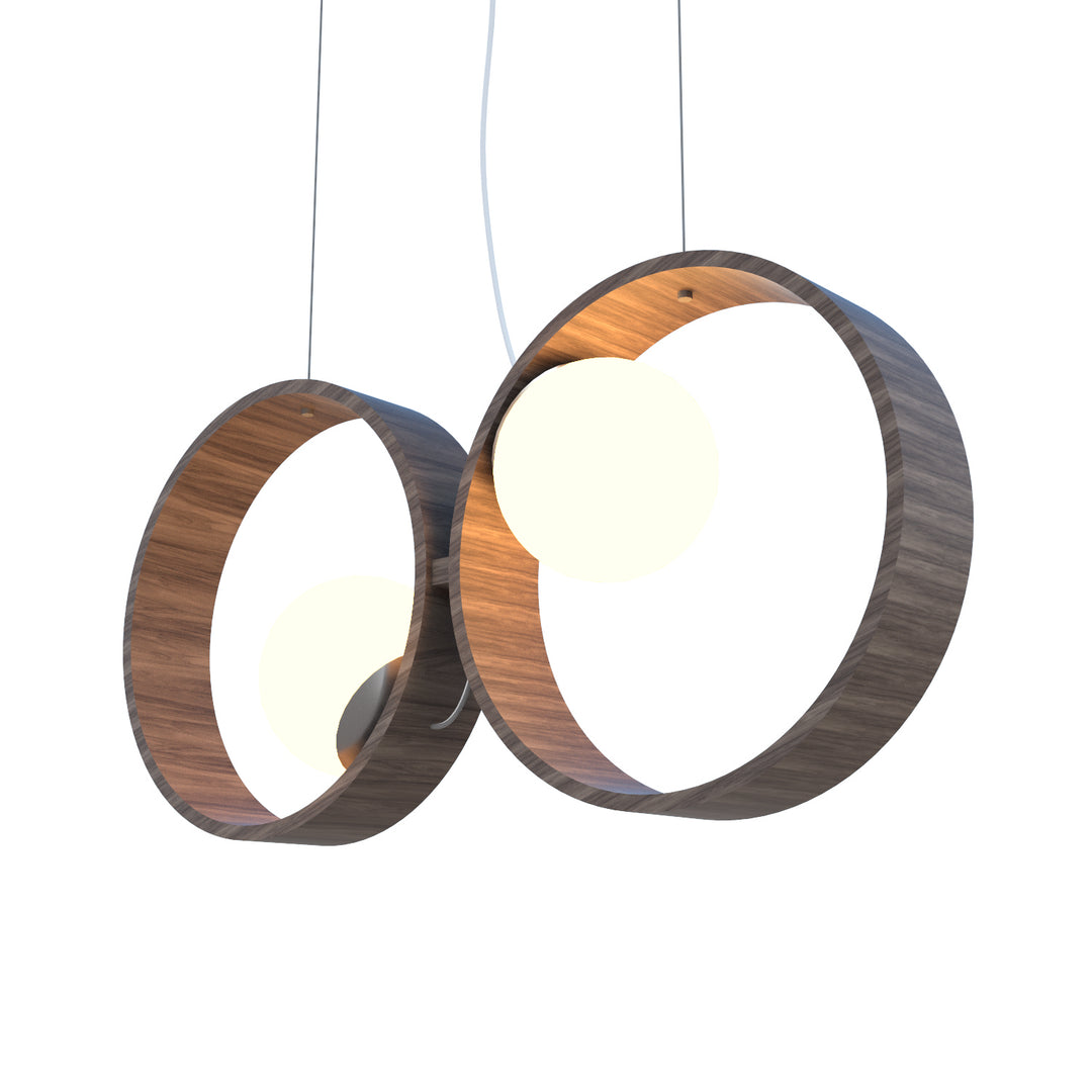 Accord Sfera 621.18 Pendant Light - American Walnut