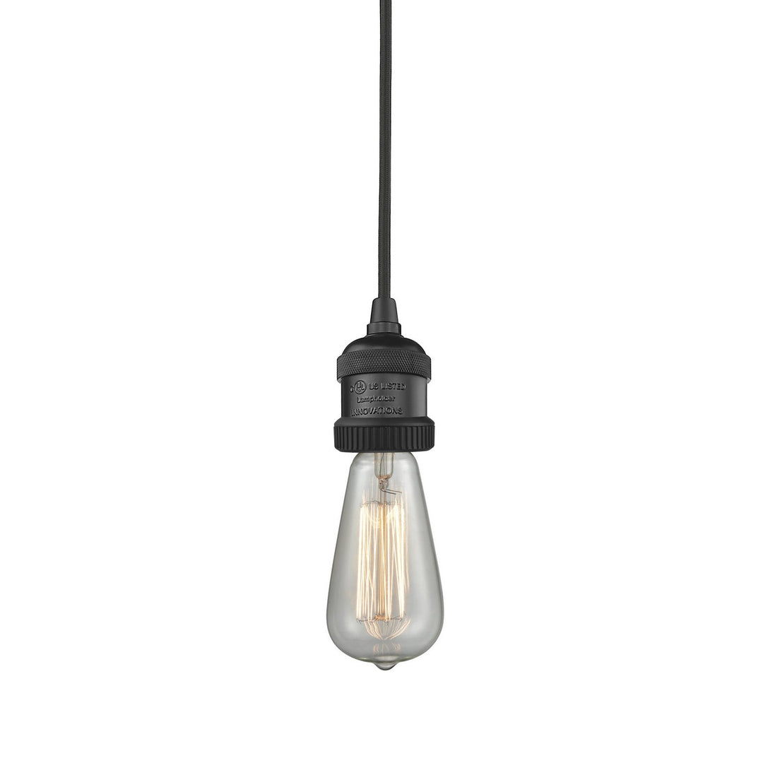 Innovations Franklin Restoration 199-BK Pendant Light - Matte Black