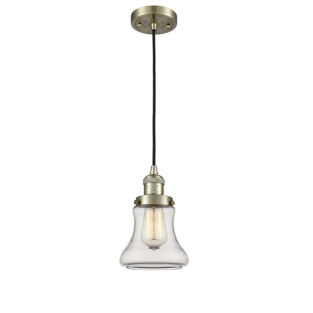 Innovations Franklin Restoration 201C-AB-G192-LED Pendant Light - Antique Brass