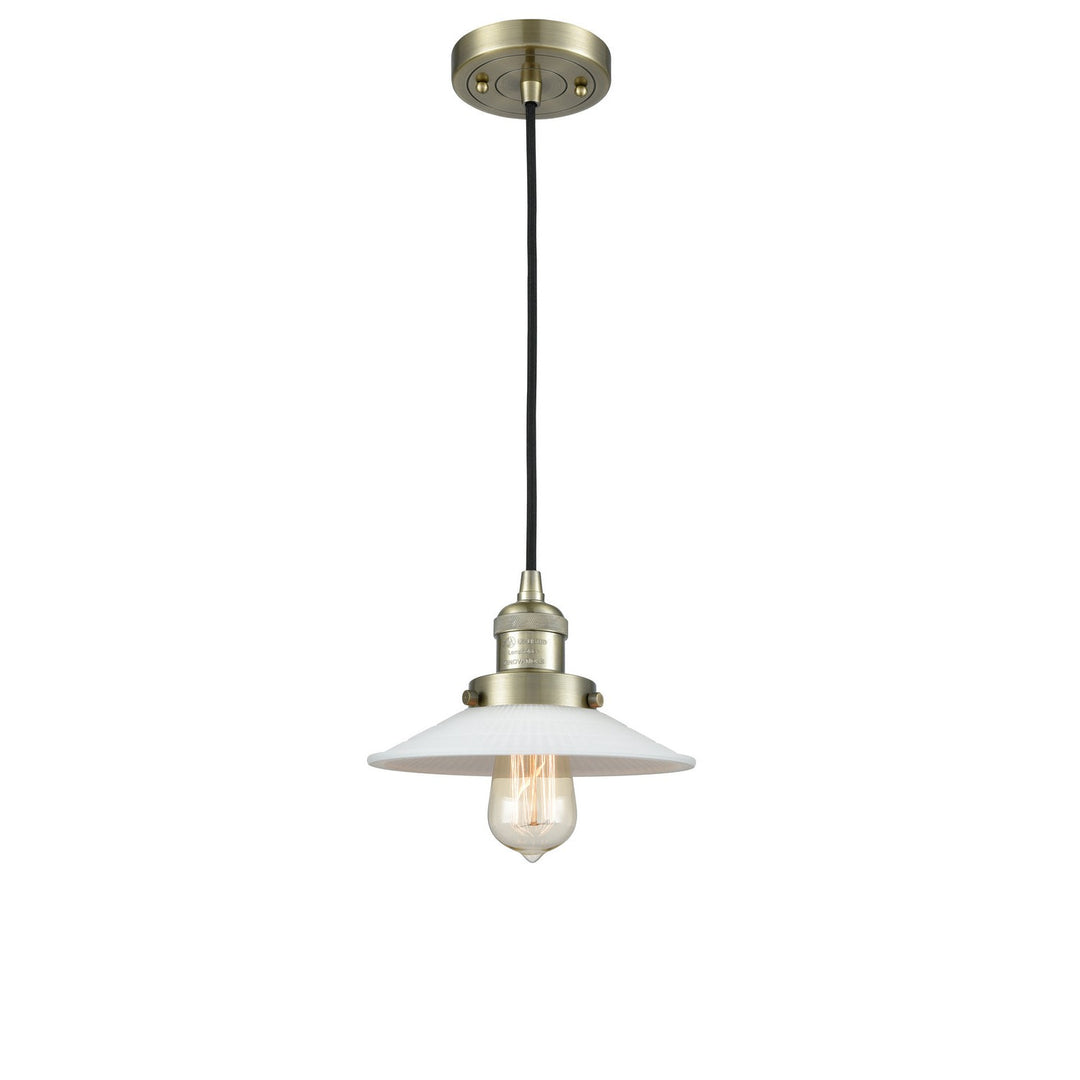 Innovations Franklin Restoration 201C-AB-G1-LED Pendant Light - Antique Brass