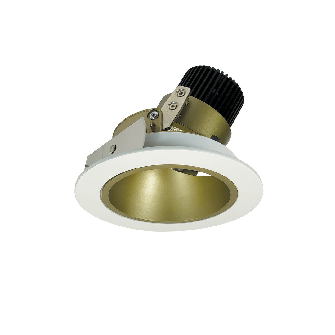 Nora Lighting NIO-4RD27XCHMPW/10   Recessed Light Champagne Haze / Matte Powder White