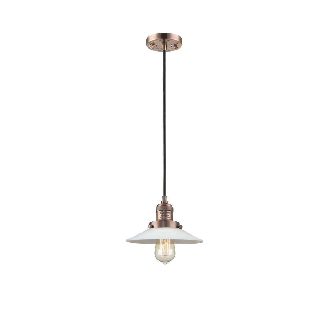 Innovations Franklin Restoration 201C-AC-G1-LED Pendant Light - Antique Copper