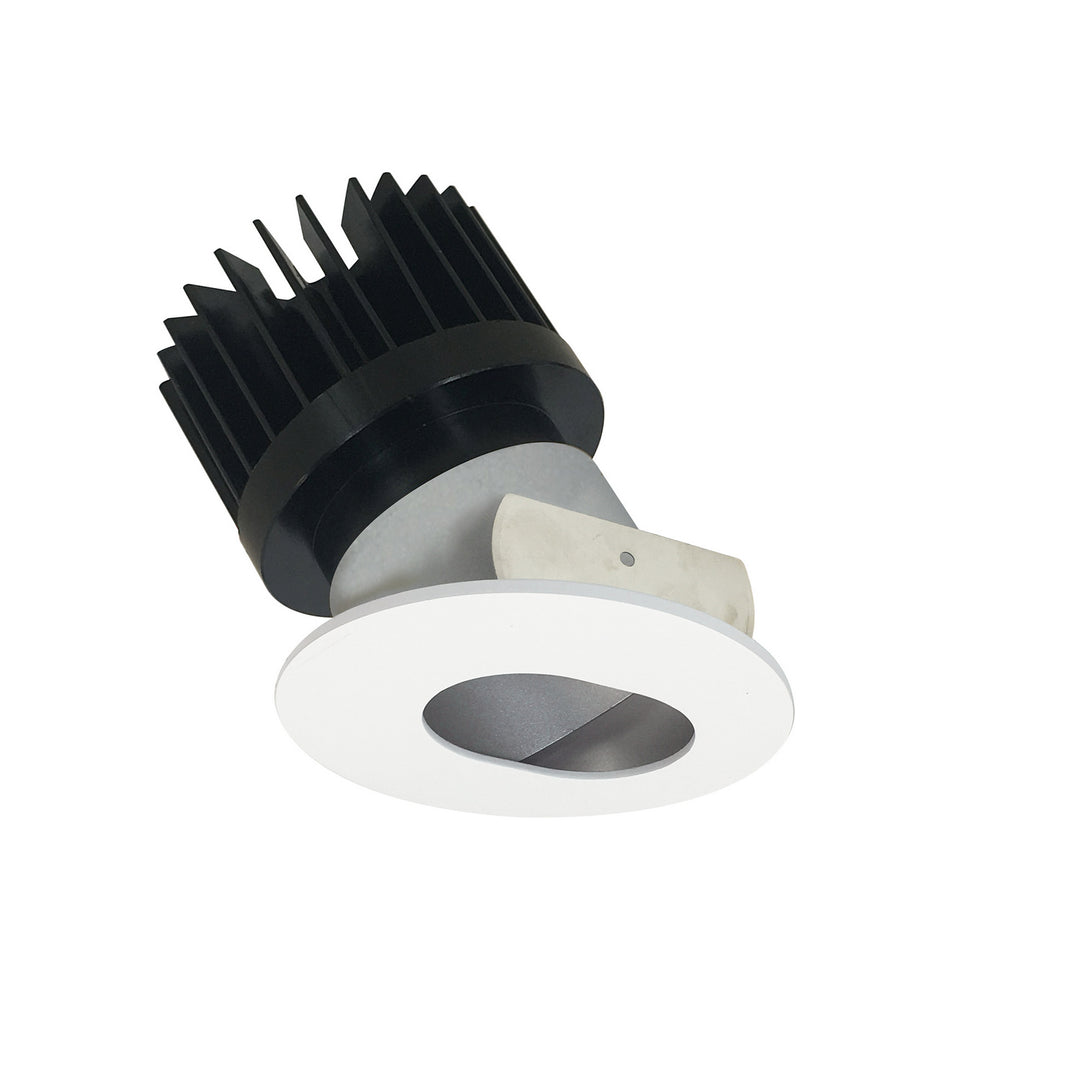 Nora Lighting NIO-4RSL30XHZMPW/HL   Recessed Light Haze Slot Aperture / Matte Powder White