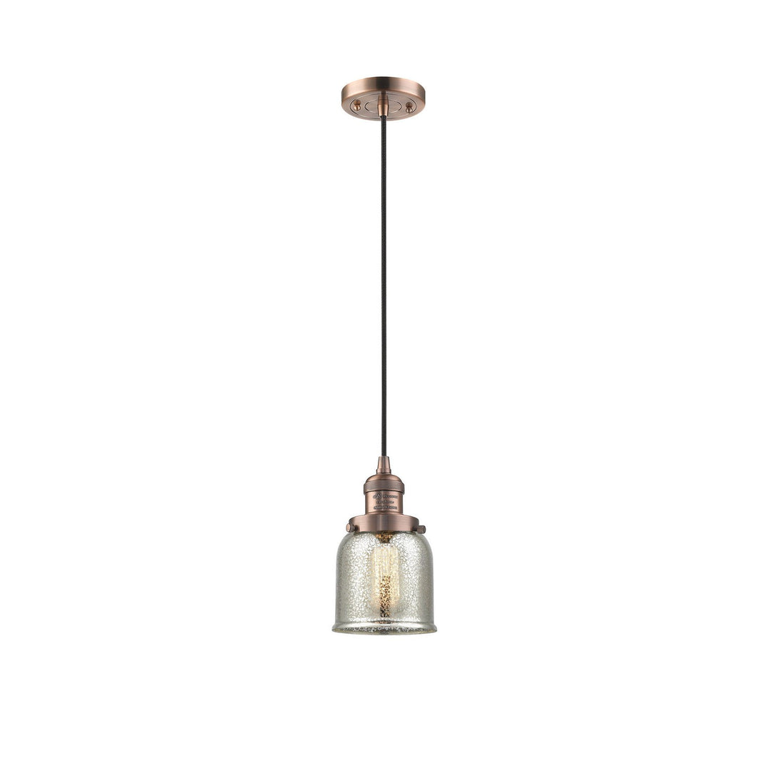 Innovations Franklin Restoration 201C-AC-G58-LED Pendant Light - Antique Copper