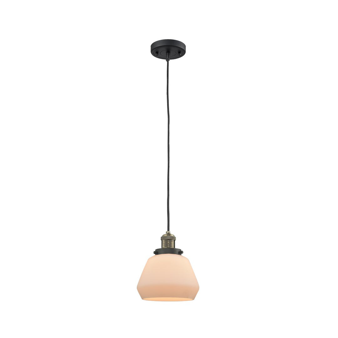 Innovations Franklin Restoration 201C-BAB-G171 Pendant Light - Black Antique Brass