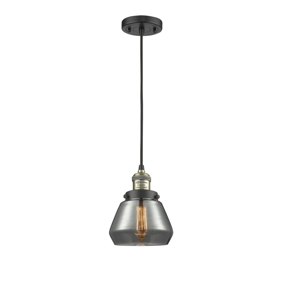 Innovations Franklin Restoration 201C-BAB-G173-LED Pendant Light - Black Antique Brass