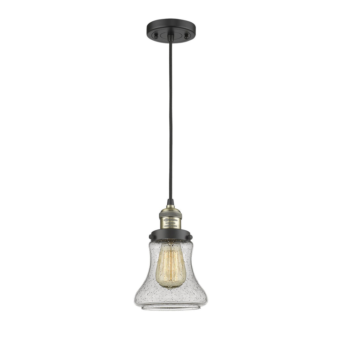 Innovations Franklin Restoration 201C-BAB-G194 Pendant Light - Black Antique Brass