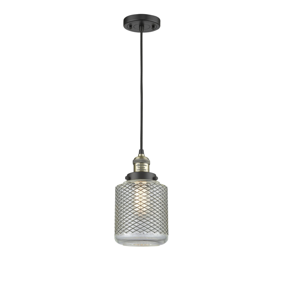 Innovations Franklin Restoration 201C-BAB-G262-LED Pendant Light - Black Antique Brass