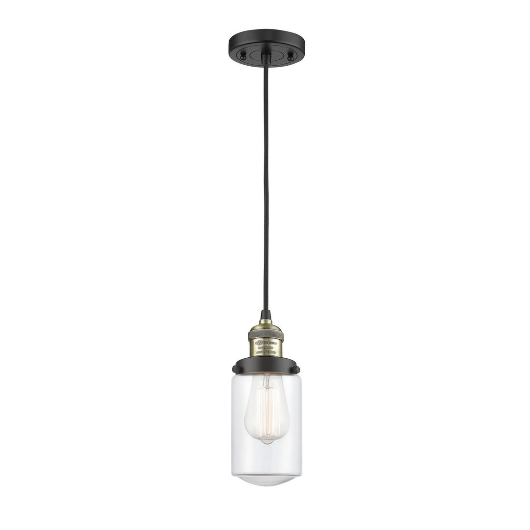 Innovations Franklin Restoration 201C-BAB-G312 Pendant Light - Black Antique Brass