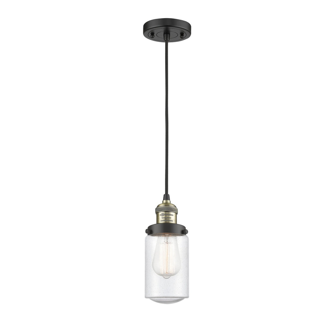 Innovations Franklin Restoration 201C-BAB-G314 Pendant Light - Black Antique Brass