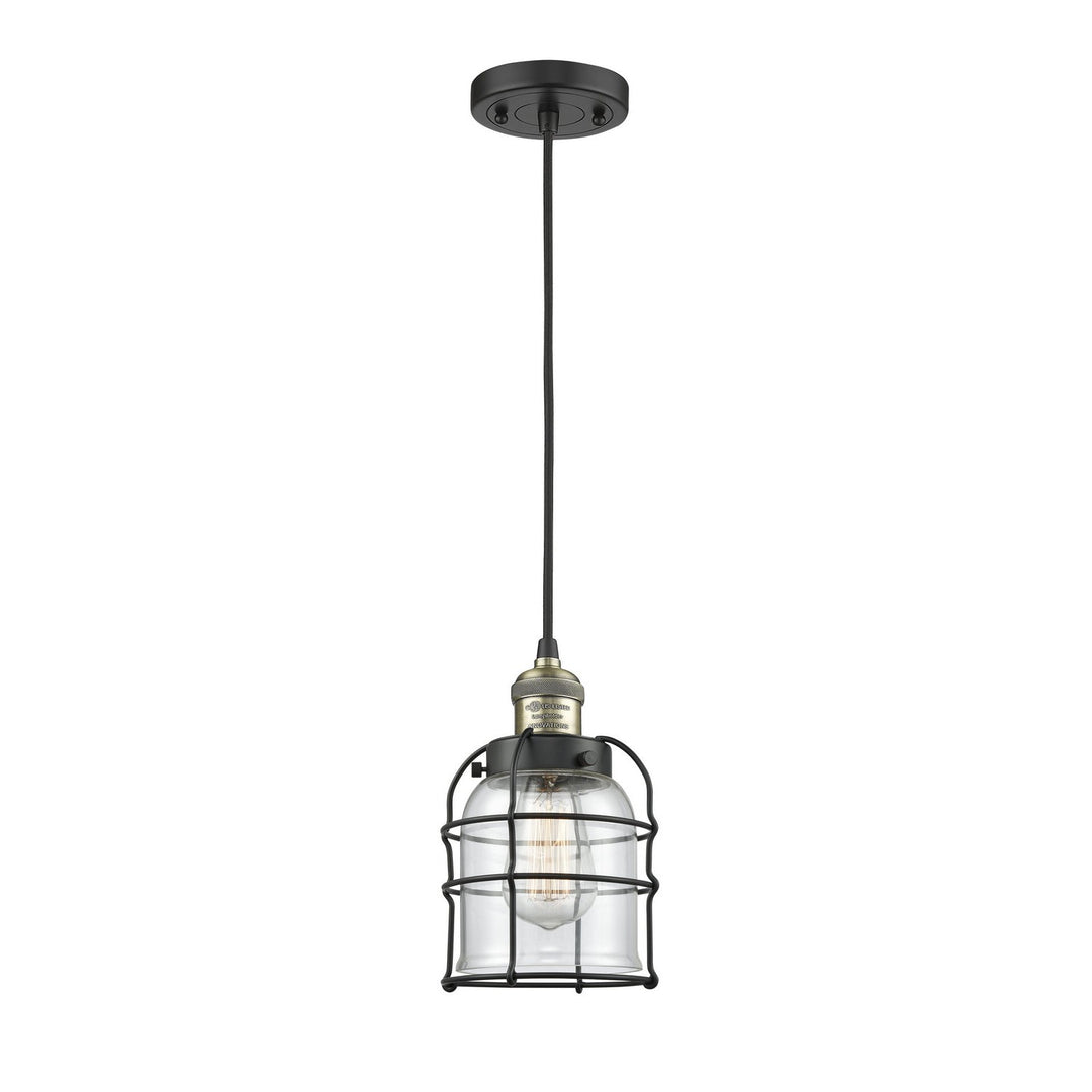 Innovations Franklin Restoration 201C-BAB-G52-CE-LED Pendant Light - Black Antique Brass