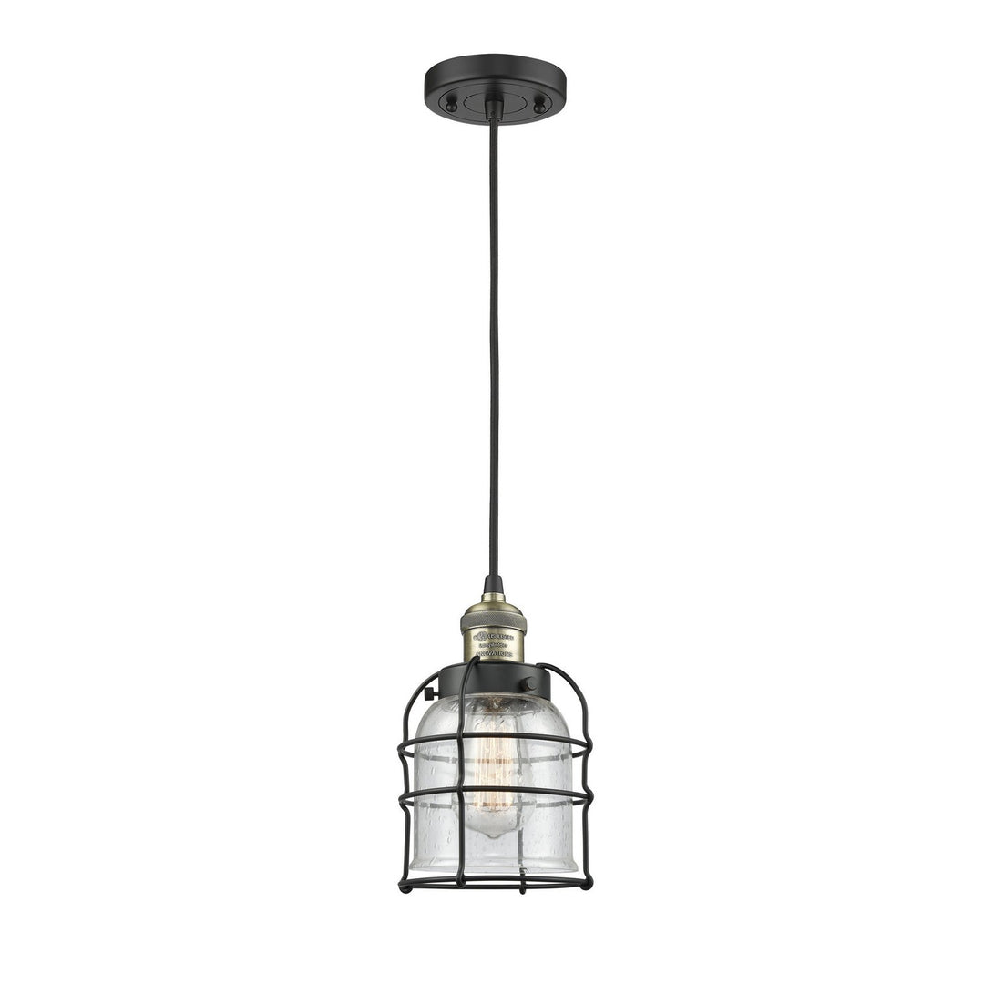 Innovations Franklin Restoration 201C-BAB-G54-CE-LED Pendant Light - Black Antique Brass