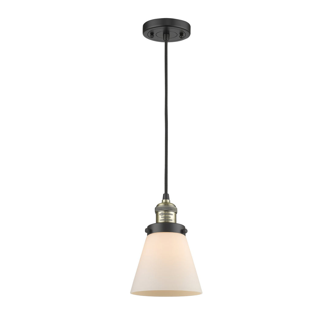 Innovations Franklin Restoration 201C-BAB-G61 Pendant Light - Black Antique Brass