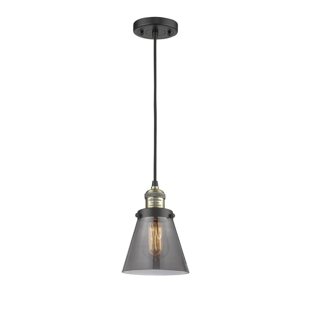 Innovations Franklin Restoration 201C-BAB-G63 Pendant Light - Black Antique Brass