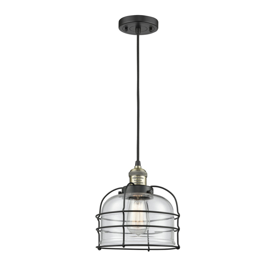 Innovations Franklin Restoration 201C-BAB-G72-CE-LED Pendant Light - Black Antique Brass