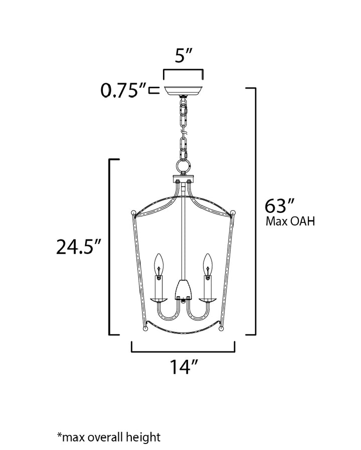 Maxim Plumette 12163CHB Pendant Light - Chestnut Bronze