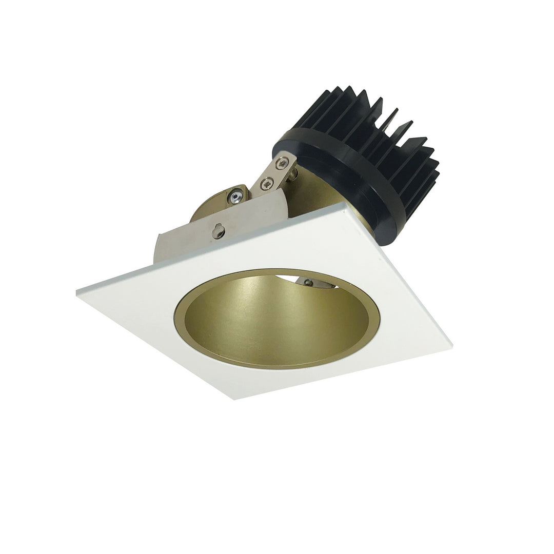 Nora Lighting NIO-4SD35XCHMPW/HL   Recessed Light Champagne Haze / Matte Powder White