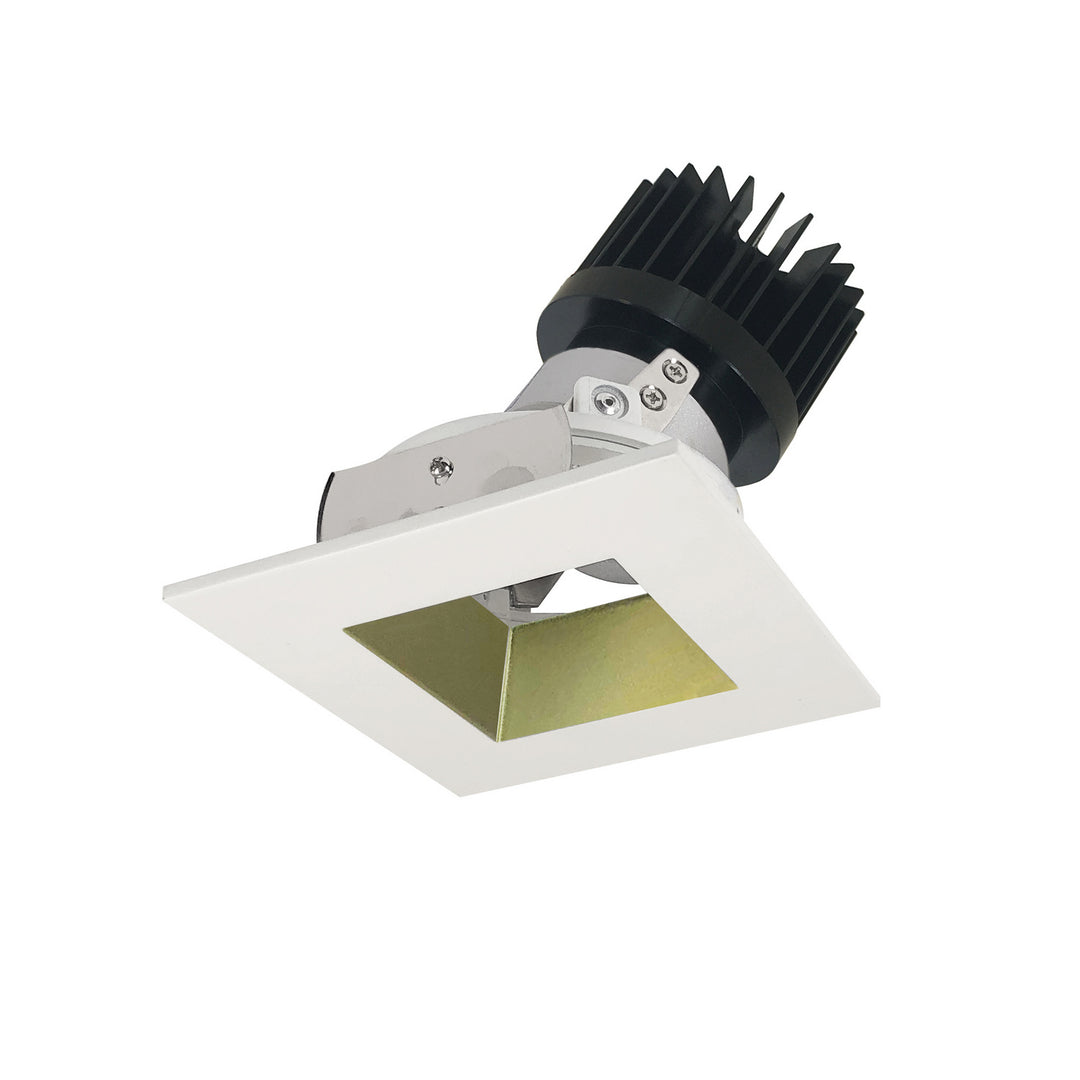 Nora Lighting NIO-4SDSQ30XCHMPW/HL   Recessed Light Champagne Haze / Matte Powder White
