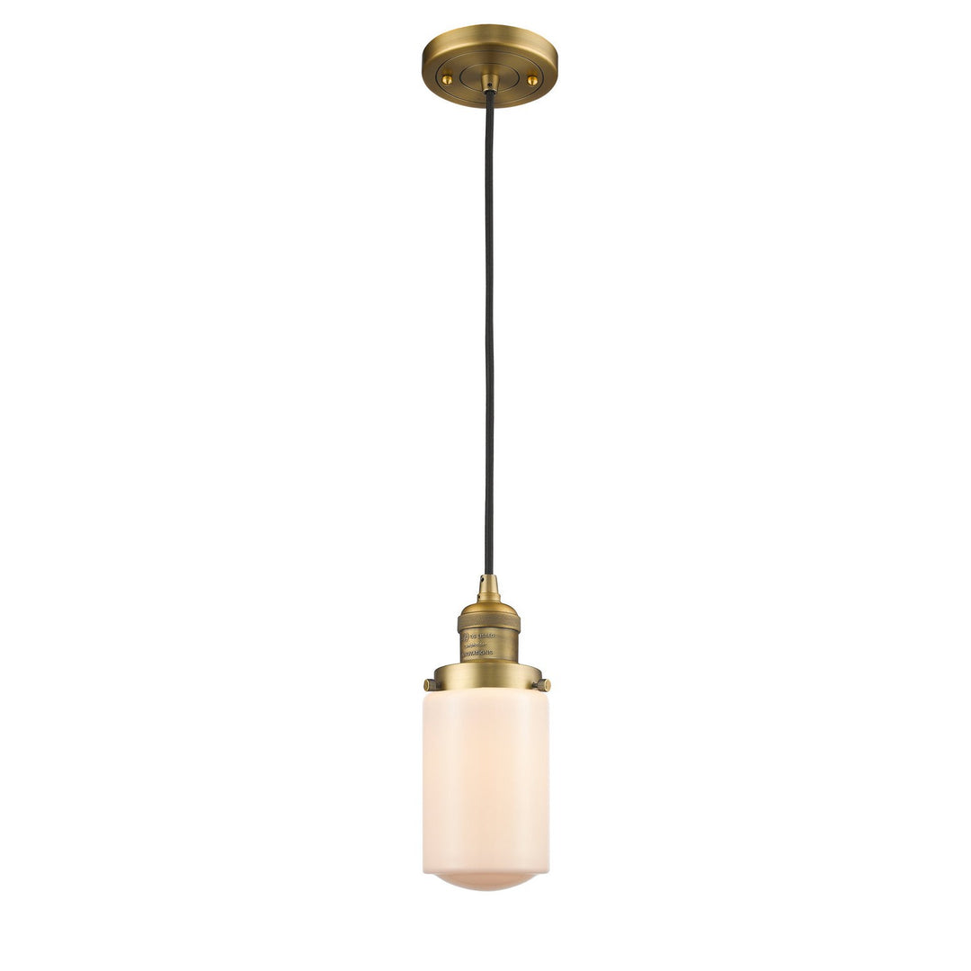 Innovations Franklin Restoration 201C-BB-G311 Pendant Light - Brushed Brass